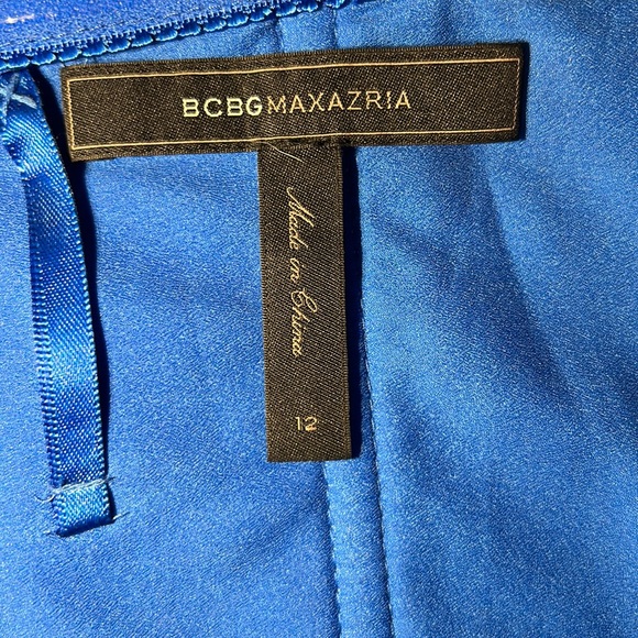 Royal Blue BCBG MaxAzria Dress, size 12 - Picture 3 of 6